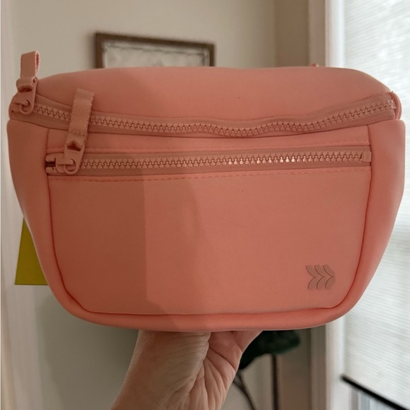 all in motion Handbags - all in motion Peach Cosmetic Zip Pouch